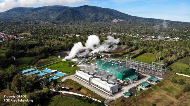 Pembangkit Listrik Tenaga Panas Bumi di Lahendong, Sulawesi Utara. (Foto: Pertamina Geothermal Energi)